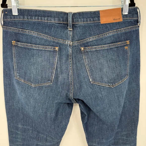 MADEWELL THE SLIM BOYJEAN DARK WASH MID-RISE SZ 29 - Picture 7 of 12